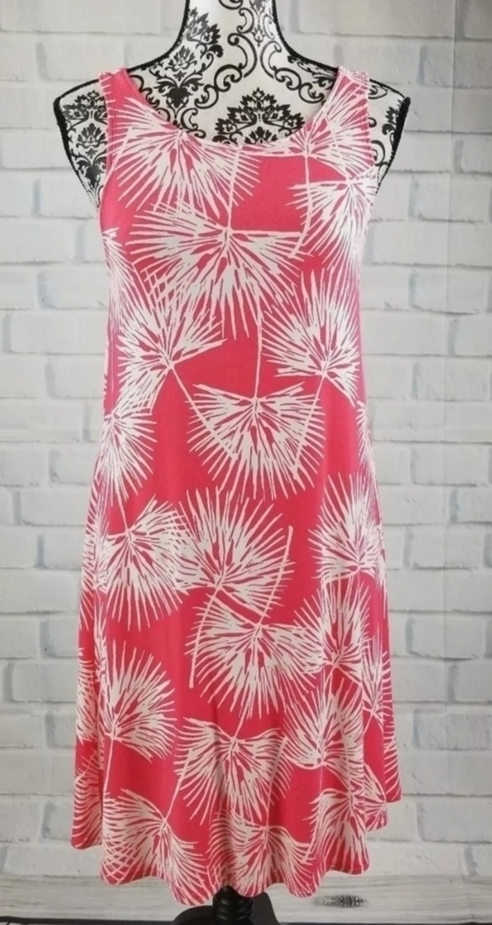 Gap floral print size s sleeveless stretch dress